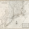 A map of New England, New York, New Jersey and Pensilvania