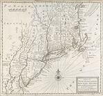 A map of New England, New York, New Jersey and Pensilvania