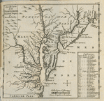 Nouvelle carte de la Pensylvanie, Maryland, Virginie, et Nouvelle Iarsey.