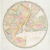 Map of the country thirty miles round the city of New York