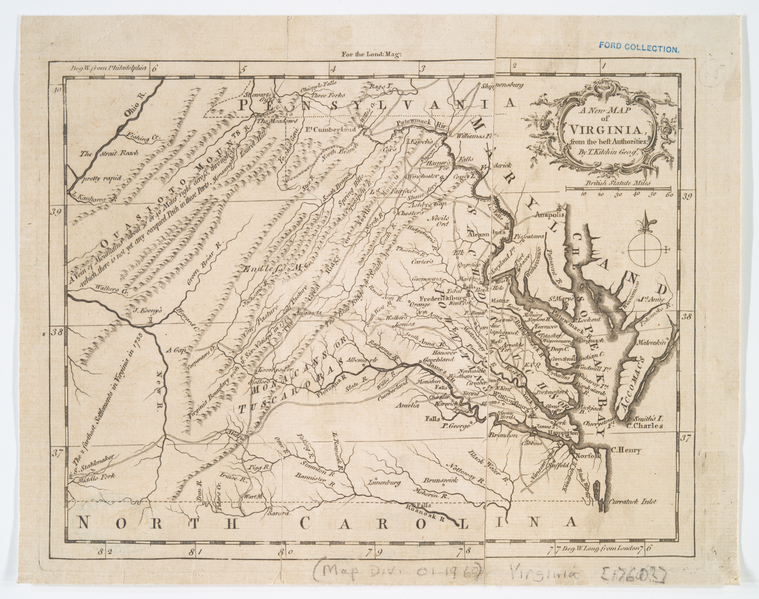 A new map of Virginia : from the best authorities - NYPL Digital ...