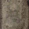 Opening of notes, in note hand.  Text obscured by smudging and darkening