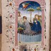 Miniature of the Agony in the Garden, with architectural frame and floreate border