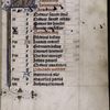 Opening page of calendar with initials, rubrics, placemarkers.  Initials CB in lower border.