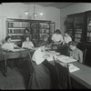 Italian Home Library : women reading in Italian Home Library, ca. 1910s