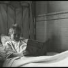 Post Graduate Hospital : boy reading Just so stories in bed, 1923.