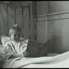 Post Graduate Hospital : boy reading Just so stories in bed, 1923