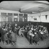 Young men reading and playing games, P.S. 64 Recreation Center, May 1911.