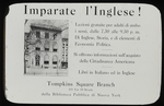 Posters, Italian : English classes at Tompkins Square, Oct. 1920
