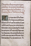 Opening of text, rubric in humanistic hand, initial, main hand