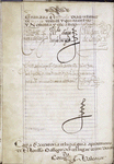 End of main hand, with date and name "Alonso Gallego"