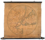 Map of the country thirty miles round the city of New York