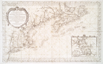 Carte reduite des costes orientales de l'Amerique septentrionale 
