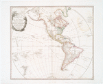A map of America or the New World : wherein are introduced all the known parts of the Western Hemisphere, from the map of D'Anville, with the necessary alterations, and the addition of the discoveries made since the year 1761