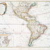 Carte d'Amerique : diviseé en ses principaux etats favec les nouvelles decouvertes aites au Nord et dans la Mer du Sud
