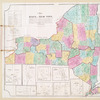 A map of the state of New York : exhibiting the situation and boundaries of the several towns, wards, and counties and specifying in each town, ward, and county, the whole population thereof, and in the several counties, the population upon which the apportionment of senators and members of assembly is based, with tables of apportionment