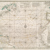 A new chart of the vast Atlantic Ocean : exhibiting the seat of war, both in Europe and America, likewise the trade winds & course of sailing from one continent to the other, with the banks, shoals and rocks drawn according to the latest discoveries, and regulated by astronomical observations
