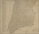 Plan von der Stadt New-York.
