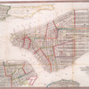 Map of the city of New York : with the adjacent cities of Brooklyn & Jersey City, & the village of Williamsburg