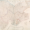 Map of the city of Brooklyn, and village of Williamsburg : showing the size of blocks and width of streets as laid out by the Commissioners, the old farm lines, water line, and all recent changes in streets
