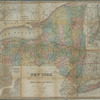 Map of the state of New York : showing the boundaries of counties & townships, the location of cities, towns and villages, the courses of rail roads, canals & stage roads