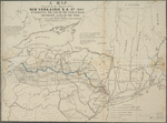 A map prepared for the report of the New York & Erie R.R. Co., 1844, exhibiting the line of the N.Y. & E. R. Road : & the present state of the work, together with the area of the country tributary to the railroad and the population thereof.