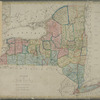 State of New York divided into senatorial districts.