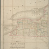 Map of New York exhibiting the post offices, post roads, canals, rail roads &c.