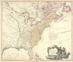 The United States of North America : with the British territories and those of Spain, according to the treaty of 1784