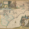 Virginiae partis australis, et Floridae partis orientalis, interjacentiumq[ue] regionum, nova descriptio.