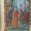 Full-page miniature of Embarkation of an official and his servants onto an anchored ship (significance?)