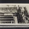 Roof girders and sided angles, roof plates on bloking. Spring Street, April 13, 1921.