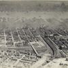 Contract Nos. 4 and 6. Aerial photograph of tunnel site, looking East from New Jersey. 4/4/23.