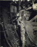 Contract No. 3. Iron men bolting plate in place, South tunnel, New York, 4/5/23, 4:10 p.m.