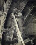 Contract No. 3. Grout nose and nipple in plate with man on wrench, South tunnel, New York, 4/9/23, 12:00 noon.