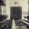 View of launching of New York river shaft caisson, Staten Island Shipbuilding Co.'s Palnt, Mariner'd Harbor, S.I., 12/5/22, 8:45 a.m.