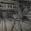 Contract No. 3. Muck cars coming out of muck lock, South tunnel. 4/25/23, 4:00 p.m.
