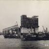 Contract No. 14. Concrete & brick work --- River ventilation building, New Jersey, South side Erie R.R. Pier #9. S.S. Washington Irving. 12/9/26, 10:45 a.m.