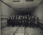 Contract No. 3. North Tunnel, west of Spring Street shaft, New York, Inspection Party. 2/10/25, 1:50 p.m.