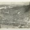 Kensico reservoir. General view of excavation and foundation for Kensico dam. Cut-off trench being excavated at right. Contract 9. December 31, 1912.