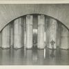 Kensico Screen chamber. .View of finished interior looking through chamber, ... Contract 55.  January 29, 1914.