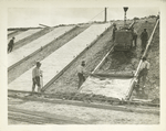 Hill View Reservoir. Placing concrete lining on embankment slopes. .... Contract 30. May 6, 1915.