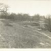 Elmsford North cut-and-cover. Finished embankment and streets crossing aqueduct. Contract 52. November 27, 1913.