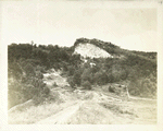 Bonticou grade tunnel.  South portal completed. Note stone boundary walls. Contract 47. August 23, 1917.