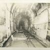 Eastview tunnel. Interior view, showing concrete of arch and side-wall in place. .... Contract 52. August 8, 1912.