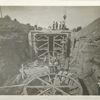 Rondout pressure tunnel.  Construction of Downtake chamber at junction of cut -and-cover aqueduct with Downtake shaft. Contract 12. July 19, 1911.