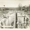 Wallkill pressure tunnel.  Concrete for walls of chamber over Drainage shaft in place.  ... Contract 47. November 10, 1911.