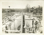 Wallkill pressure tunnel.  Concrete for walls of chamber over Drainage shaft in place.  ... Contract 47. November 10, 1911.
