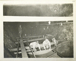 Wallkill pressure tunnel. Work of screeding concrete of invert in progress. Contrct 47, June 7, 1911.