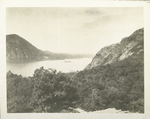 Hudson pressure tunnel.  General view looking north at site of tunnel crossing. Breakneck mountain on right, Storm King on the left. Contract 90. August 29, 1916.